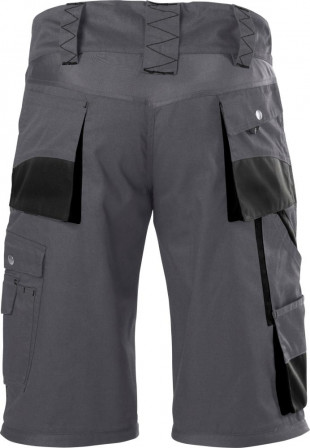 Bermuda  hommes 24,gris foncé/noir, T.64