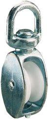 Poulie de câble avec remousgalZn pour câble-Ø b. 8,0mm