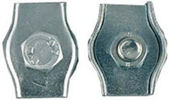 Serre-câbles Simplex zingués 2,0 mm x 15 M4