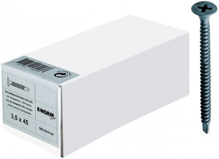 Vis de montage rap. pointe de perc. 3,5x 55 TSD,EI 