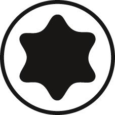 Paneltwistec Tête à plate au jaune TX 40 8,0 x 240 mm