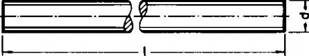 Tige filetée DIN 976M 8 x1000 A2