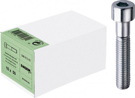 Vis tête cyl inox DIN 912 M 6x 50 A2 HP 