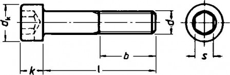 Vis tête cyl DIN 912 M 6x 35 8.8 zn HP 
