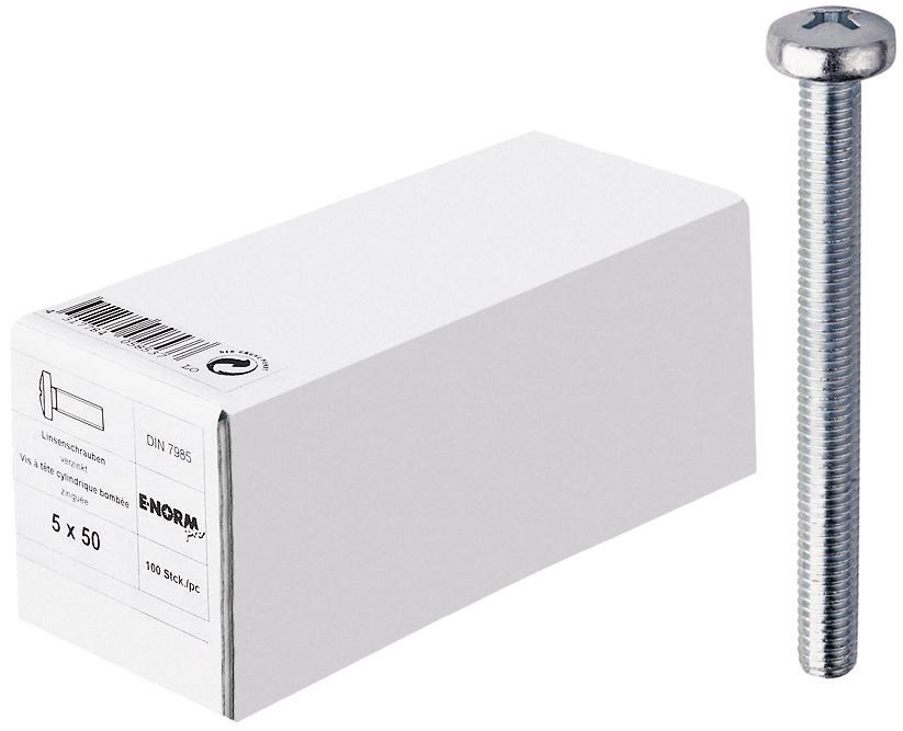 Vis tête bomb. DIN 7985M 5 x 30 zn KP 