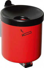 Cendrier mural basc RondoJunior rouge