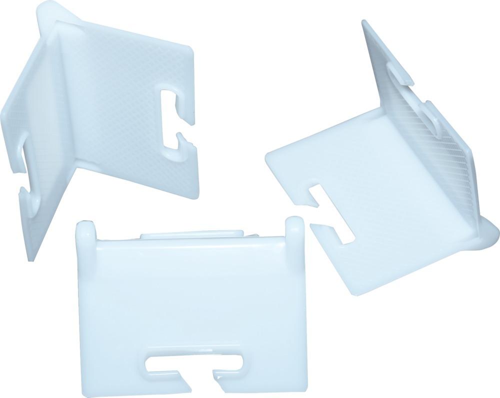 Équerre de protection50 mm, blanc