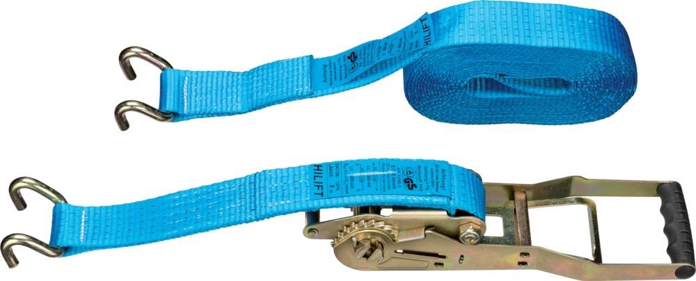 Sangle avec tendeur à cliquet levier long 50mm 8m 5T crochet U