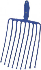 Fourche à pierres 9 dents , douille-ressort