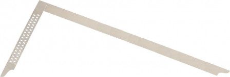 Equerre de charpentier Ruban d'acier souple chromaté 1000x380mm