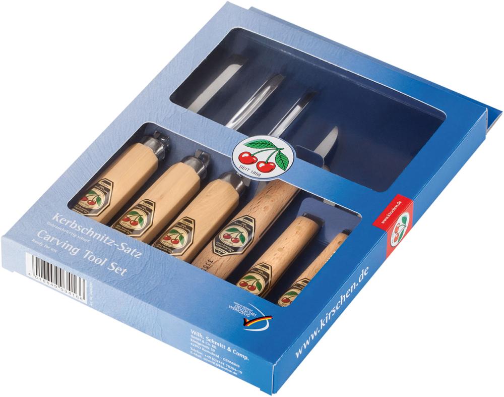 Outil à ciseler 6 pcs. NG 3406 cerise