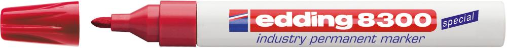Marqueur permanent industriel 8300 rouge 