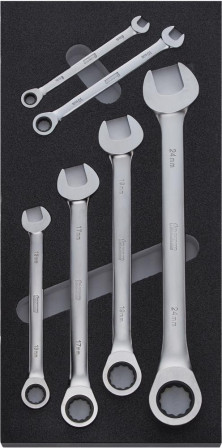 Module 2017 1/3 Clé à cliquet droite 