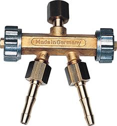Soupape de dérivation double Gaz combustible G 3/8