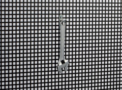 CROCHET SIMPLE 45° L 20 MM - JEU DE 5