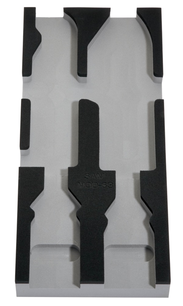 MODULE MOUSSE 1/3 VIDE POUR 1 PINCE MULTIPRISE+1 PINCE-ETAU