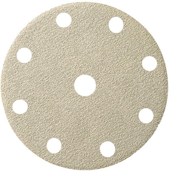 Disque auto-agrippant peint 150mm K 60 9 trous FORUM