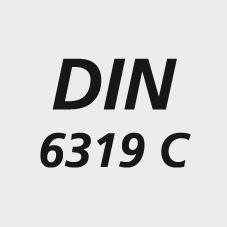 Rondelle à portée sphérique DIN6319C M8 