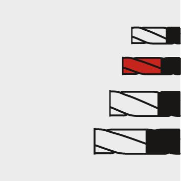 Fraise cyl. 6527K VHM TiA lN 14,00mm HB Z 3 