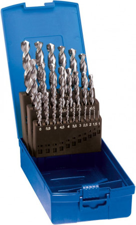 Jeu forets hélicoïdal D33 8Ti forg. 1-10,0mm HSSE 