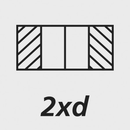 Taraud M D371B HSSE M3 Ti N 