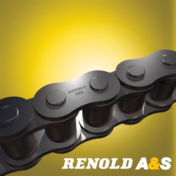 CHAINE A ROULEAUX A&S 44,45D 28B-2 BS 