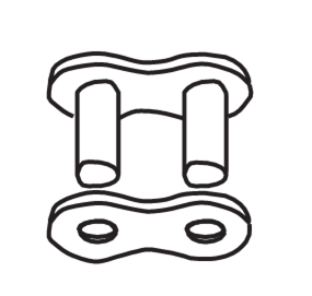 MAILLON EXTERIEUR A RIVER RENOLD BLUE 12,7S 08B-1 BS N°107