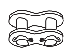 ATTACHE RAPIDE A GOUPILLE RENOLD BLUE 38,1S 24B-1 BS N°11