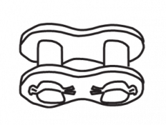 ATTACHE RAPIDE A GOUPILLE RENOLD BLUE 25,4S 16B-1 BS N°11