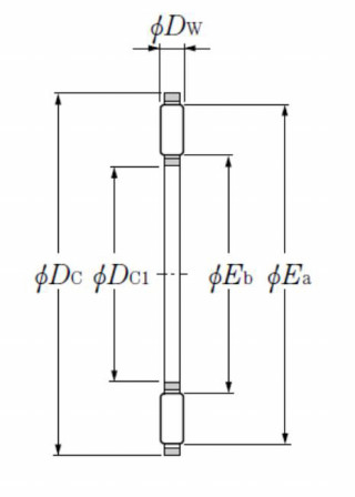 Cage de butée à aiguilles