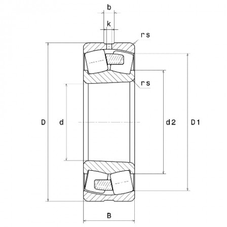 Roulement à rouleaux sphériques
