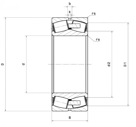 Roulement à rouleaux sphériques