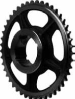 Roue fonte 114 dents 12,7 simple 2517