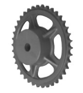 Roue fonte 114 dents pas 12,7 simple 